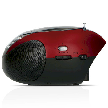 SCD-37 USB RED Scd-37 usb rood draagbare fm-radio cd- en usb-speler rood Product foto